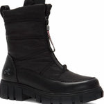 Passion Black Nylon Short Boot