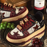 Red Wine Star Sneakers