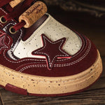 Red Wine Star Sneakers