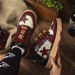 Red Wine Star Sneakers
