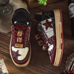 Red Wine Star Sneakers